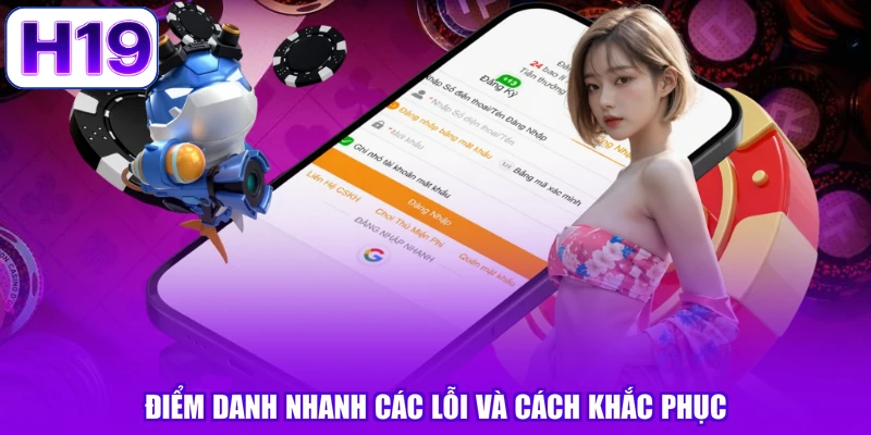 Điểm danh nhanh các lỗi và cách khắc phục